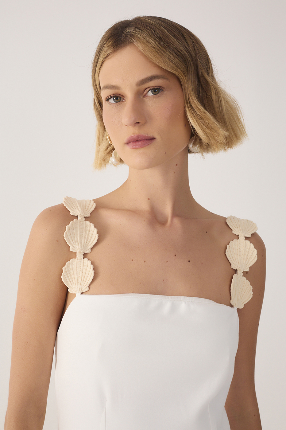 Off-White Embroidered Strap Mini Dress in Off White | Dress To Off-White Embroidered Strap Mini Dress in Off White | Dress To