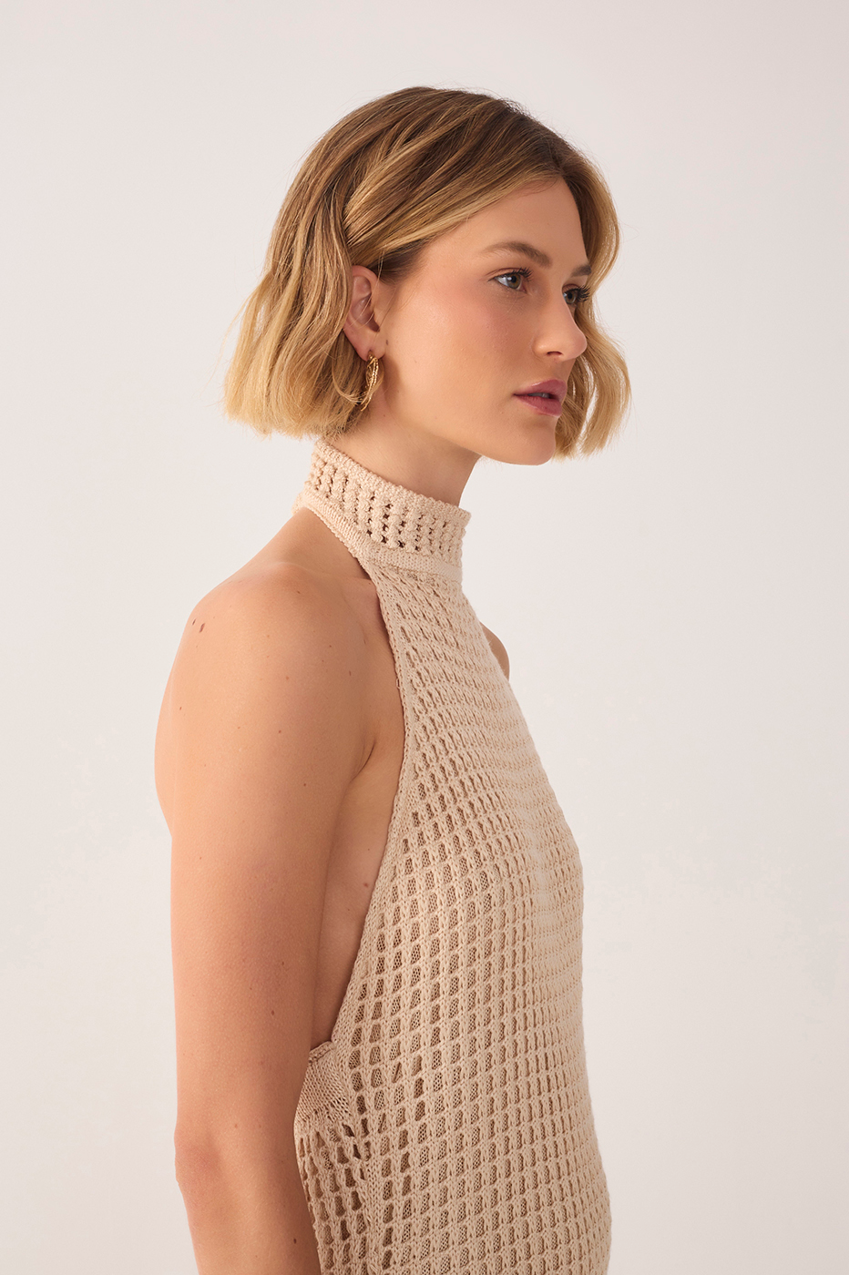 Knitted Collar Dress