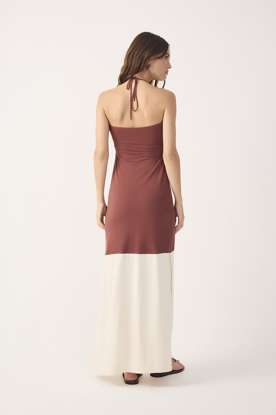 Vestido Malha Crepe Bicolor_5