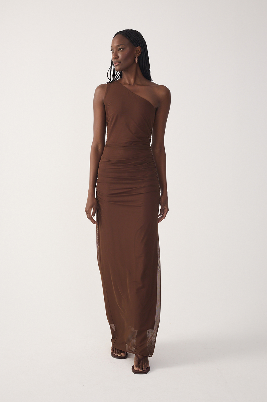 Tulle One Shoulder Dress_2