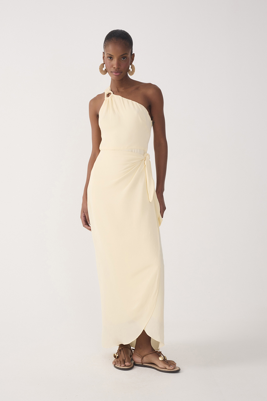 Crepe Cropped Pareô Dress_2