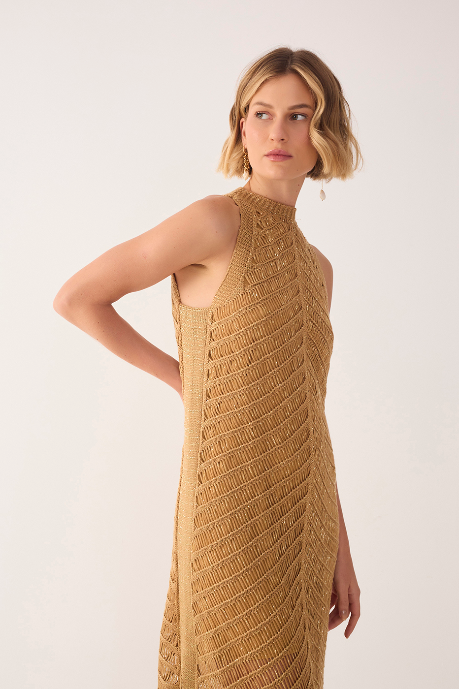 Lurex Resort Knit Dress_3