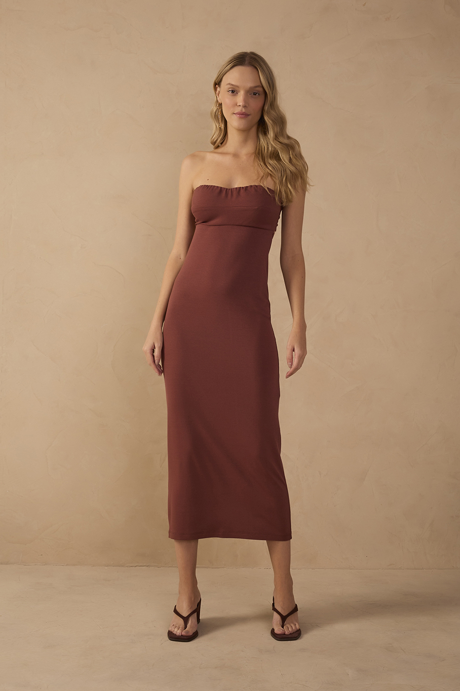 Strapless Jersey Crepe Dress_1
