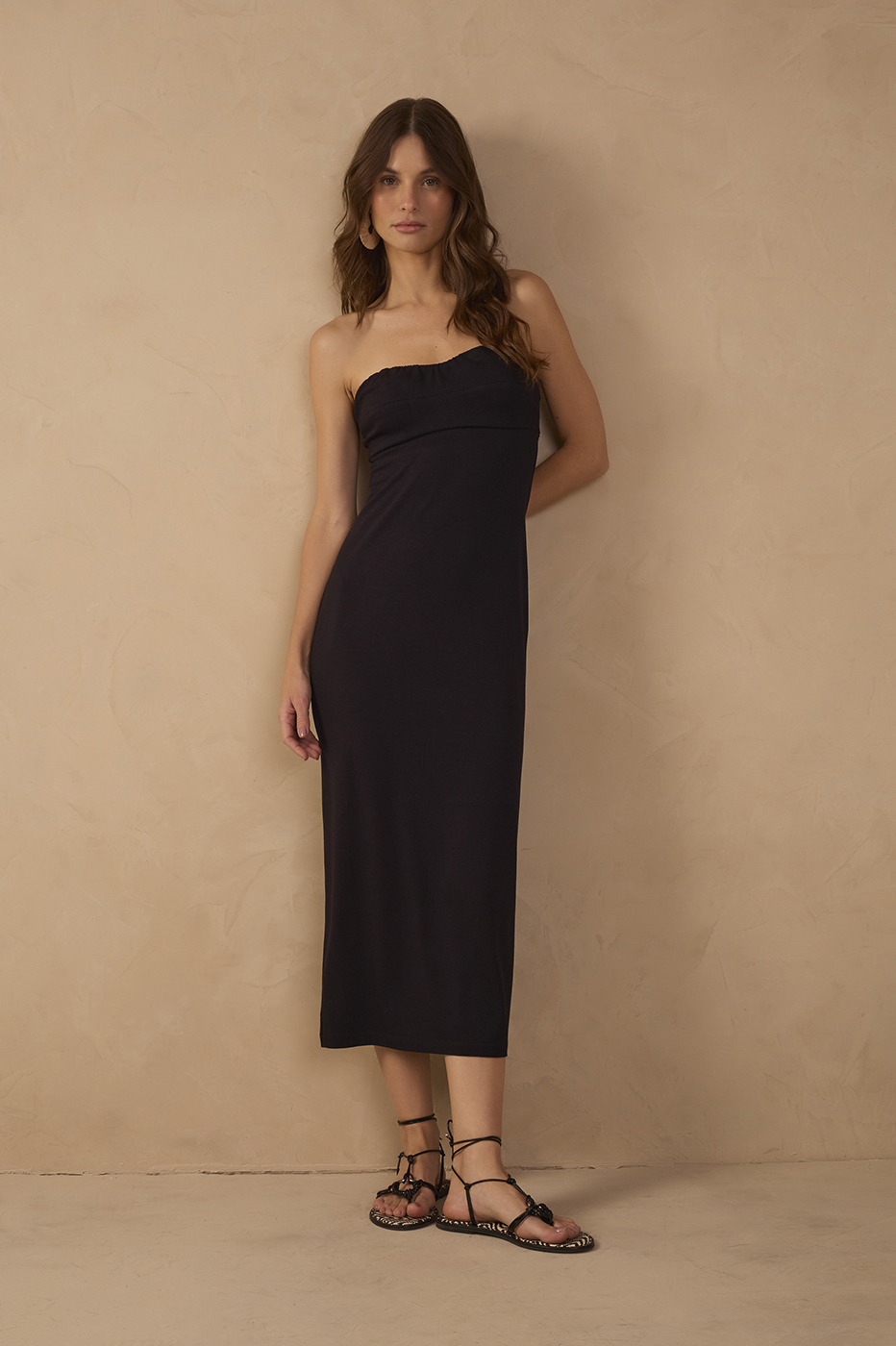Strapless Jersey Crepe Dress_1