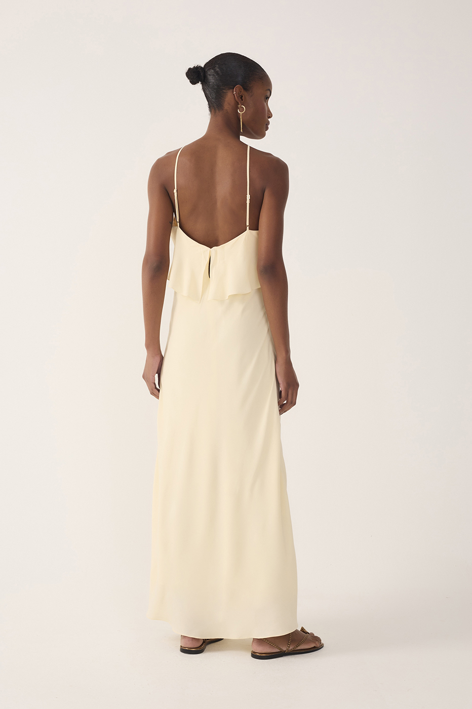 Crepe Midi Ruffled Dress_6