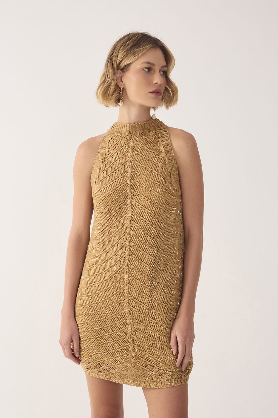 Resort Knit Mini Dress