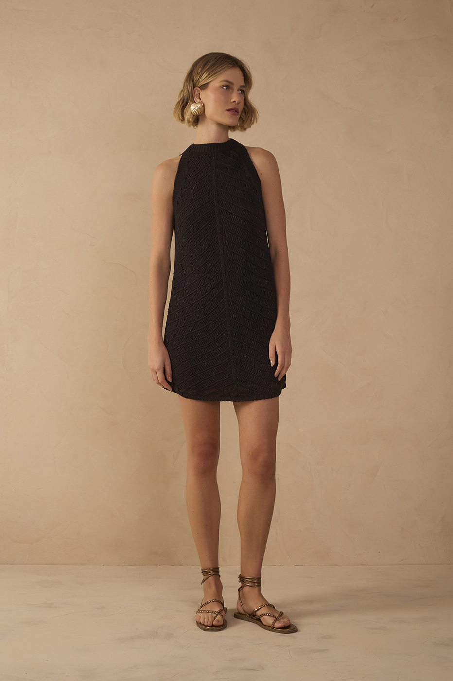 Vestido Tricot Resort Curto_1