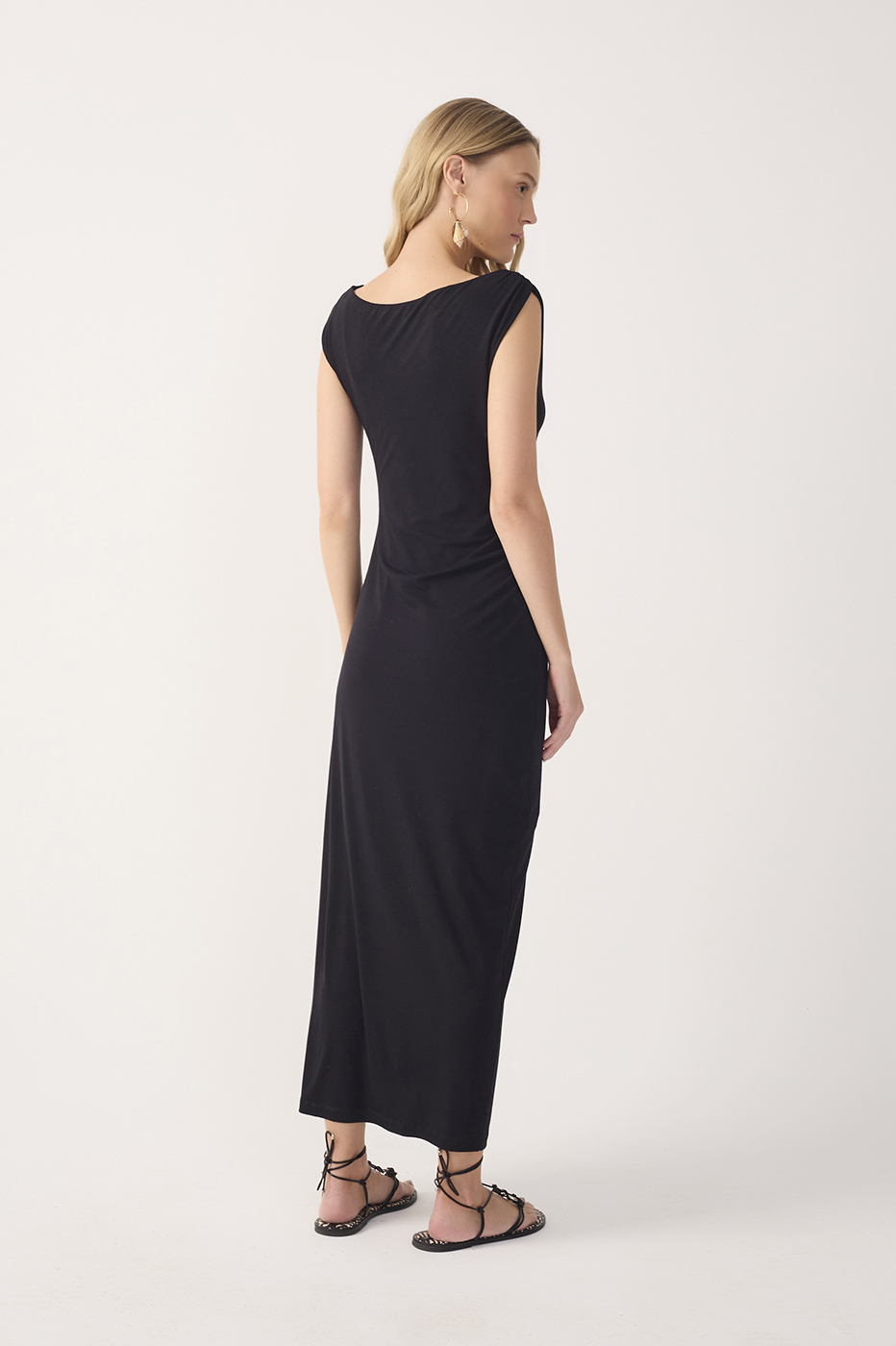 Vestido Malha Crepe Ombro A Ombro_6