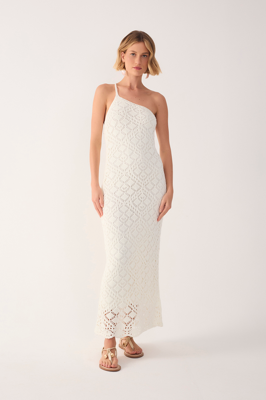 One-Shoulder Knitted Dress_2