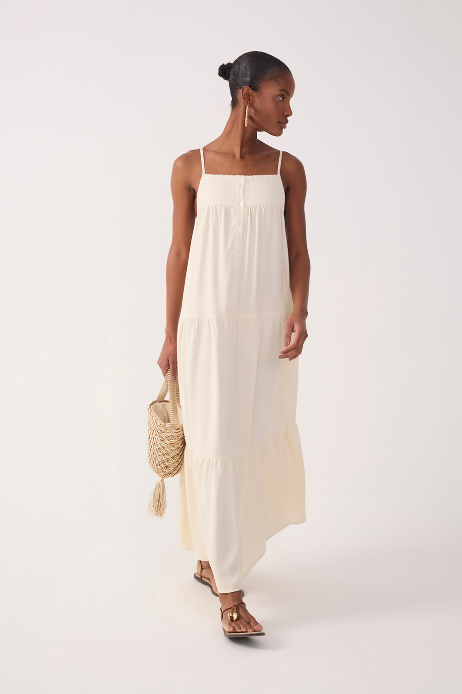 Vestido Cropped Linho Pala Bordada_2