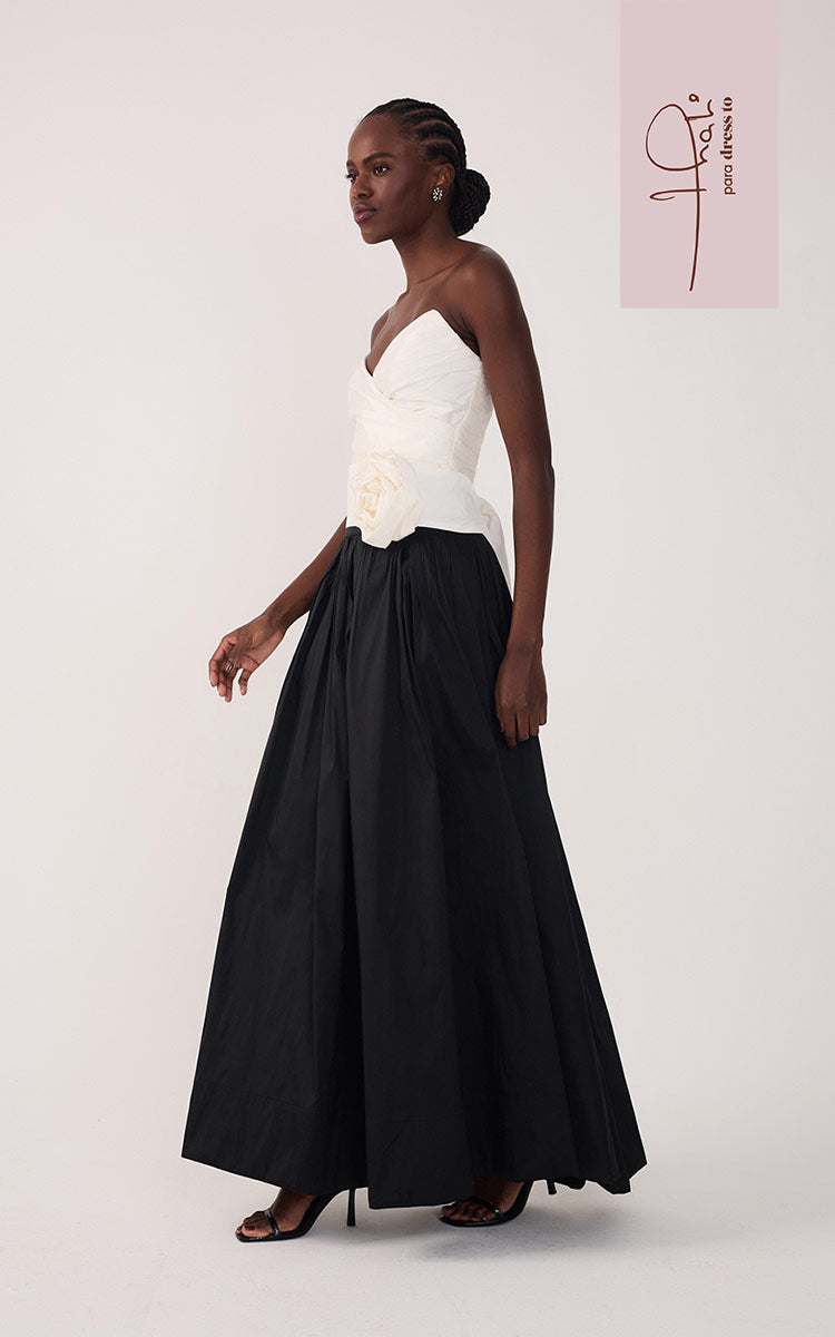 Taffeta Flower Removable Sash Set_5