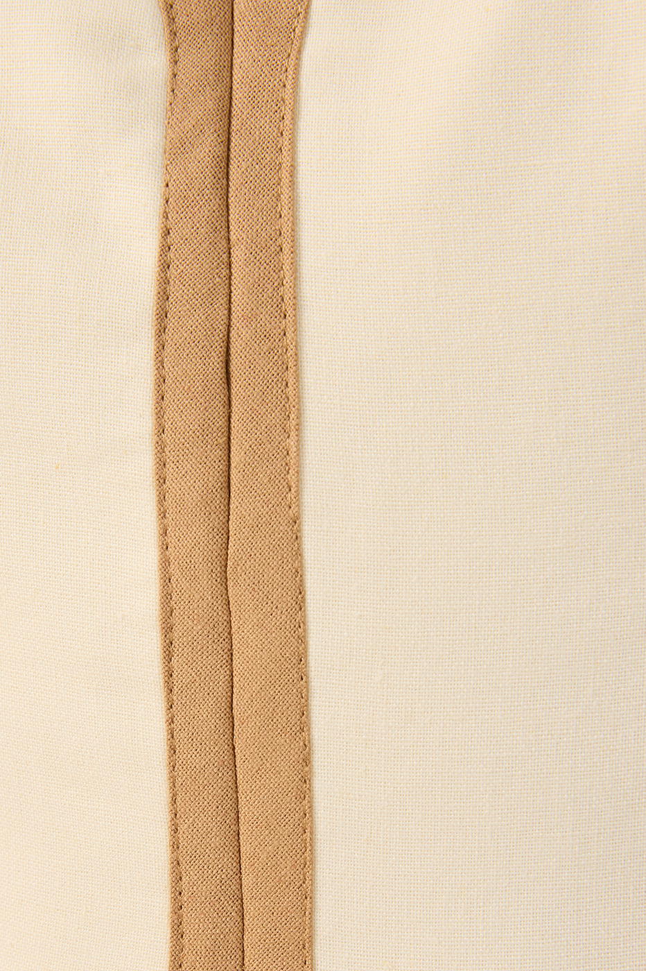 Off-white Nevoa V Neck Front Slit Sleeveless Linen Maxi Dress_6