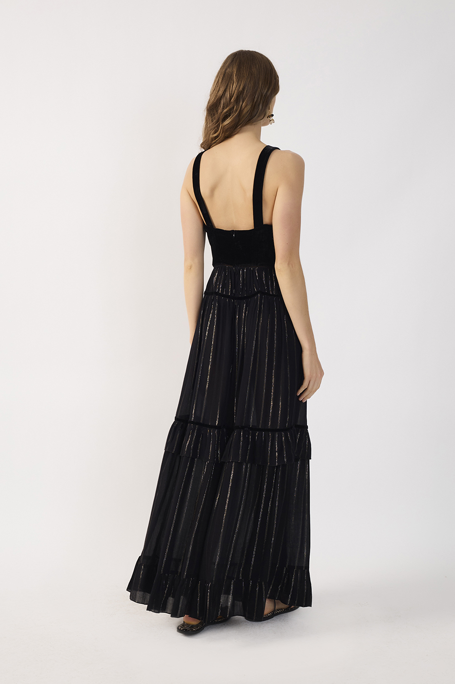 Lurex Cropped Dress Velvet_6