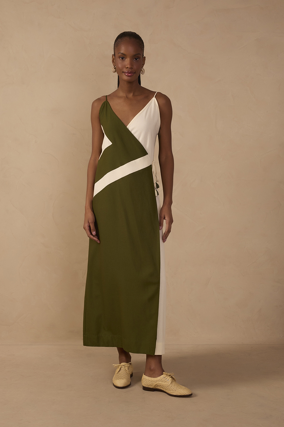 Wrap Linen Maxi Dress_1