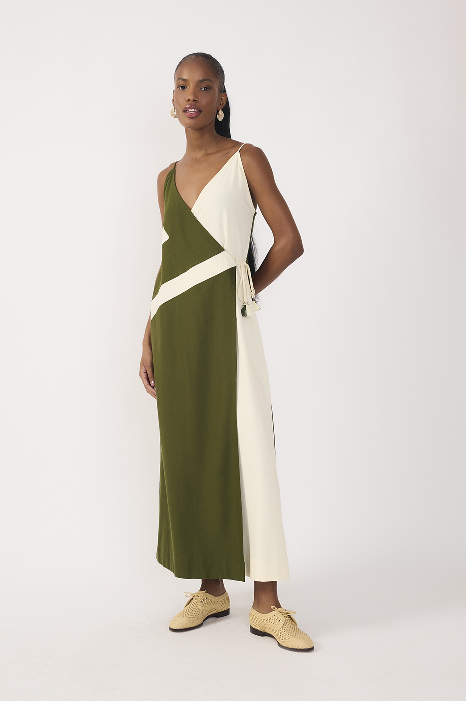 Cropped Linen Cachecoeur Dress_2