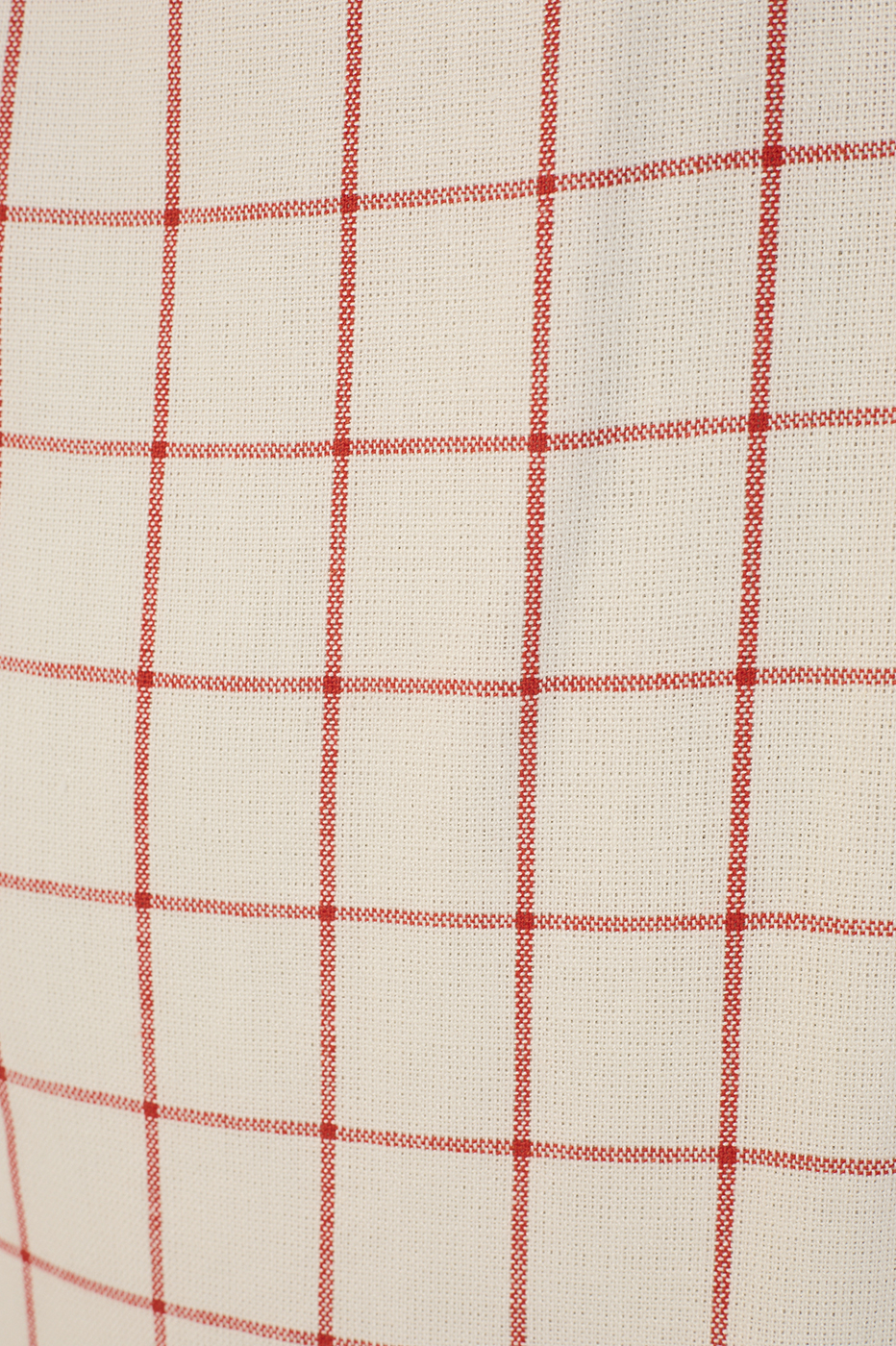 Short Linen Checkered Dress_7