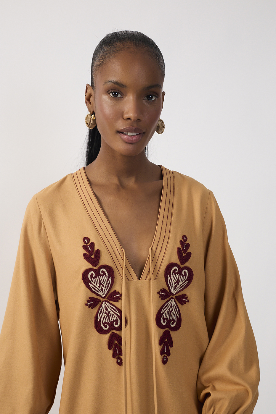 Embroidered Tunic Mini Dress_5