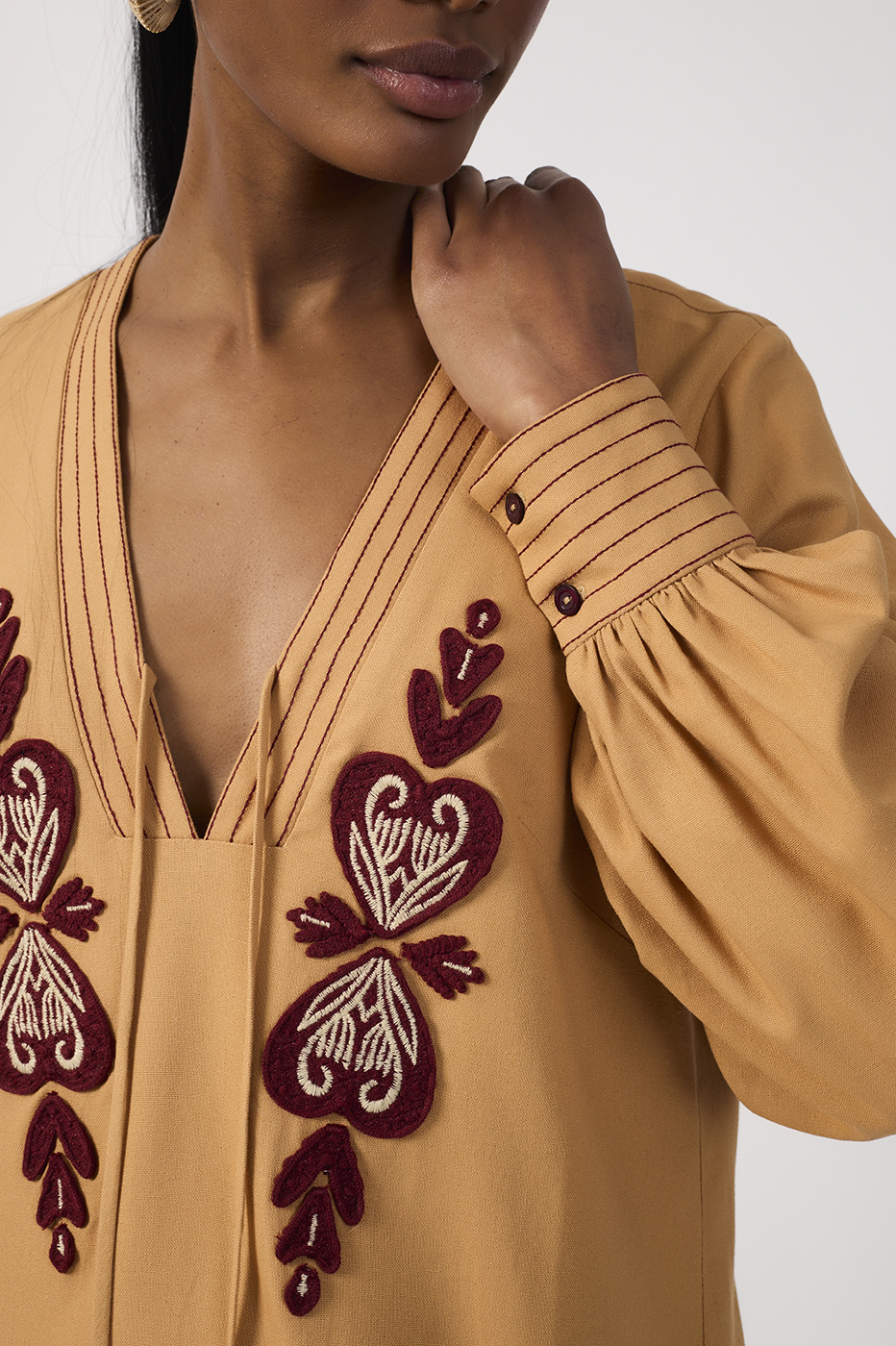 Embroidered Tunic Mini Dress_6