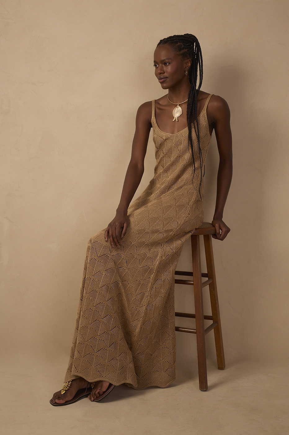 Solar Lurex Knit Dress_1