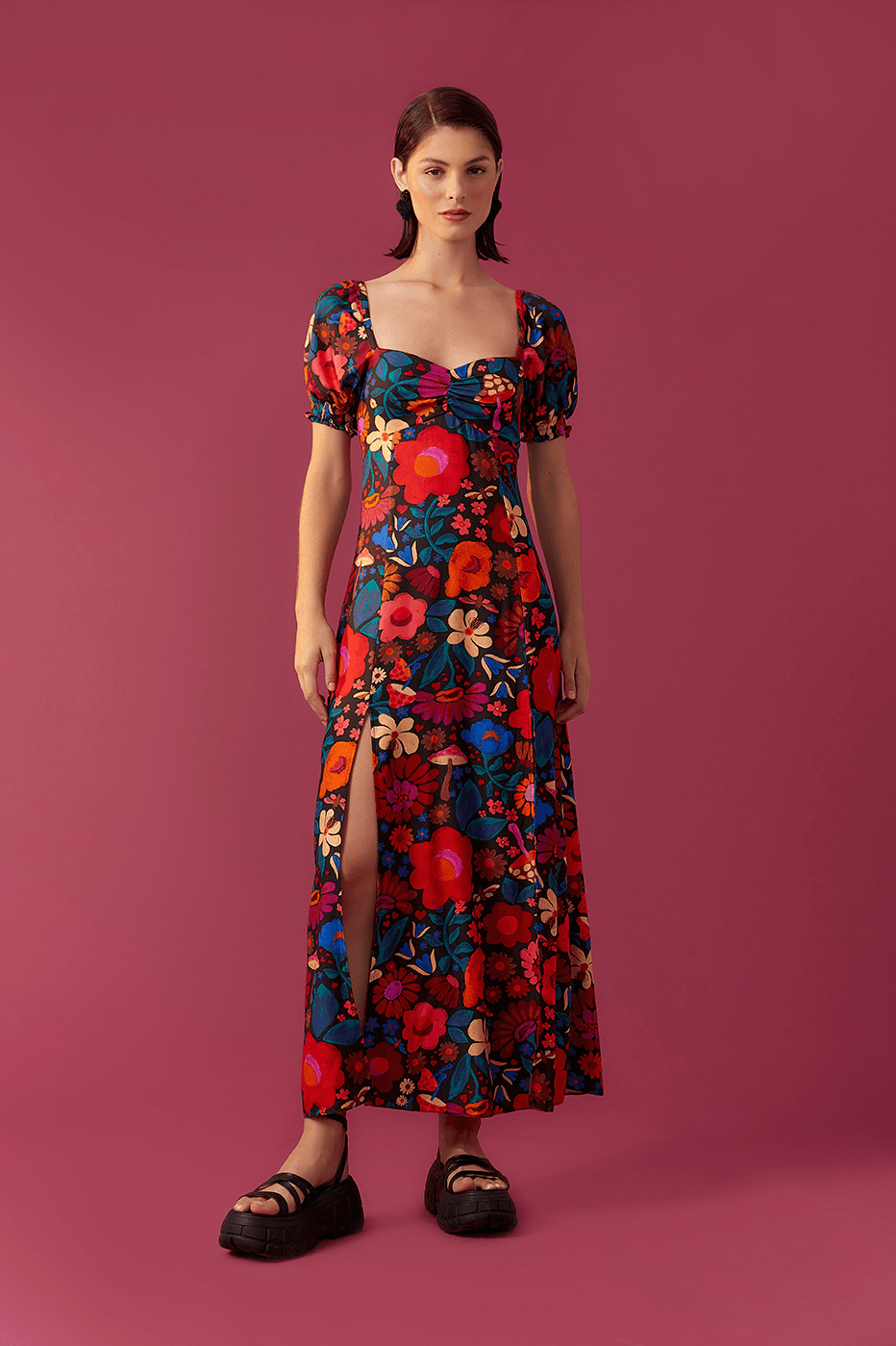 Cropped Alice Print Dress_1