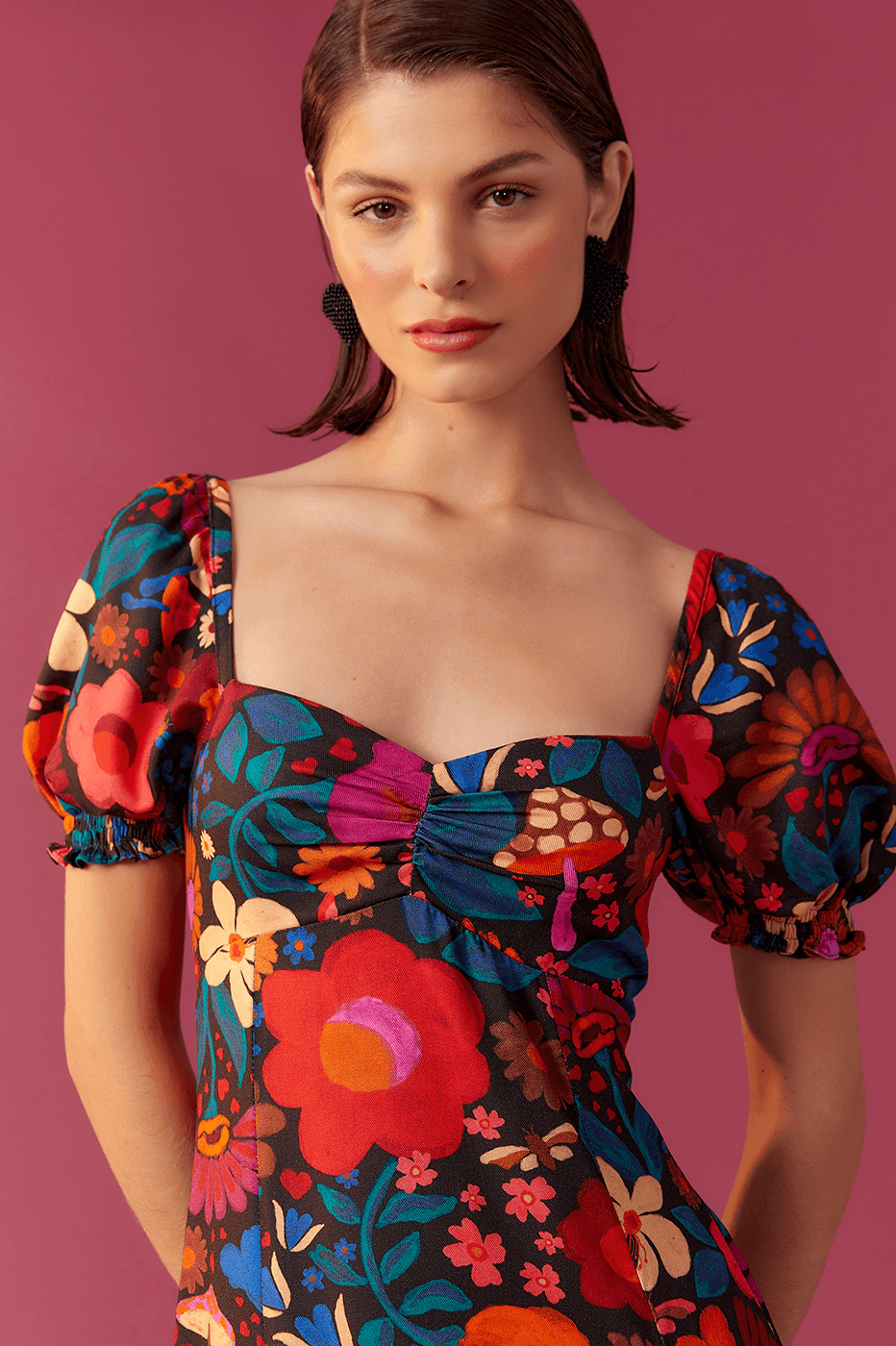 Cropped Alice Print Dress_2