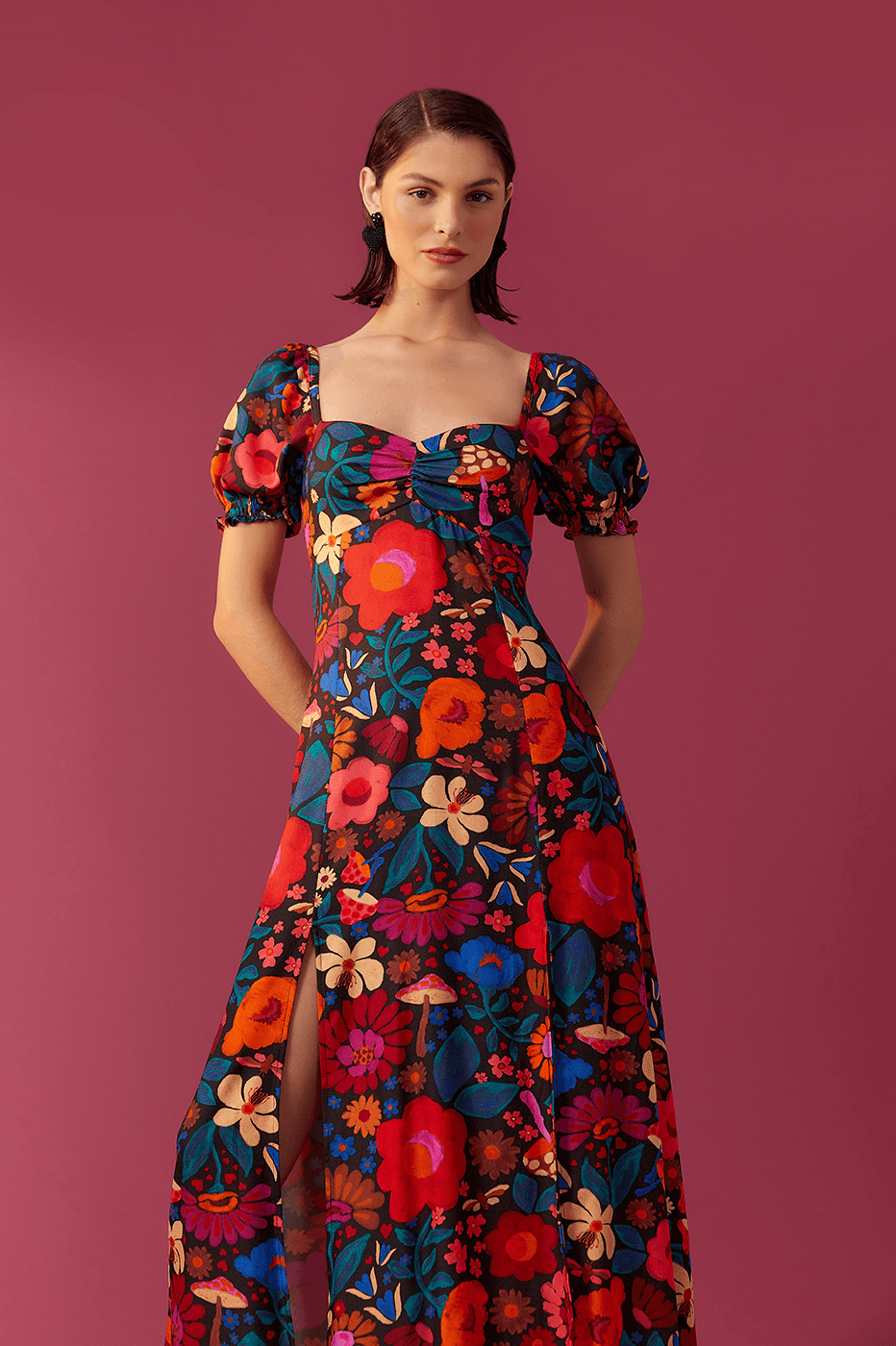 Cropped Alice Print Dress_4