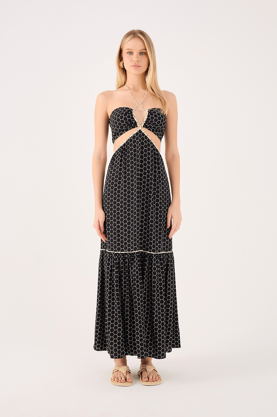 Mel Print Long Dress_3