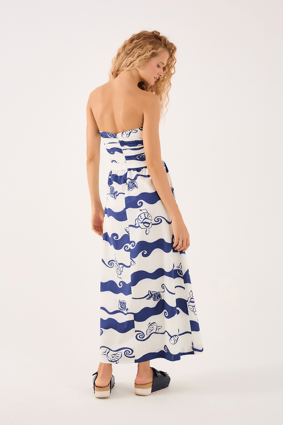 Cropped Pintado Print Dress_5