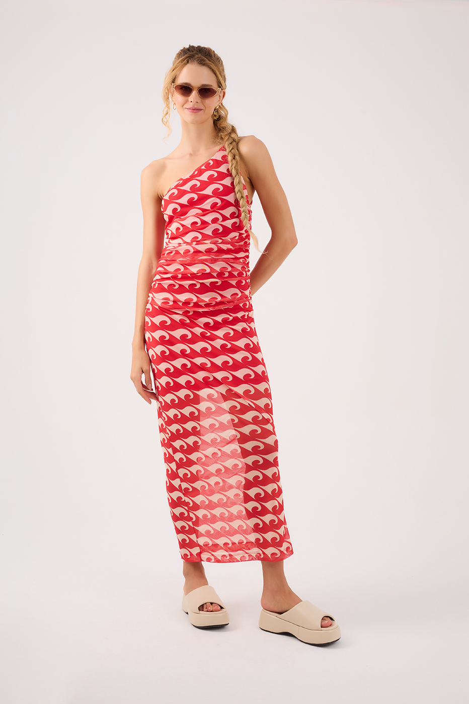 Wave Mesh Maxi Dress_2