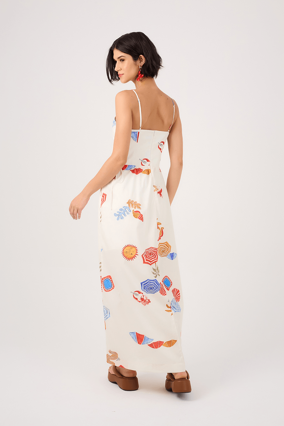 Cropped Sol Print Dress_5