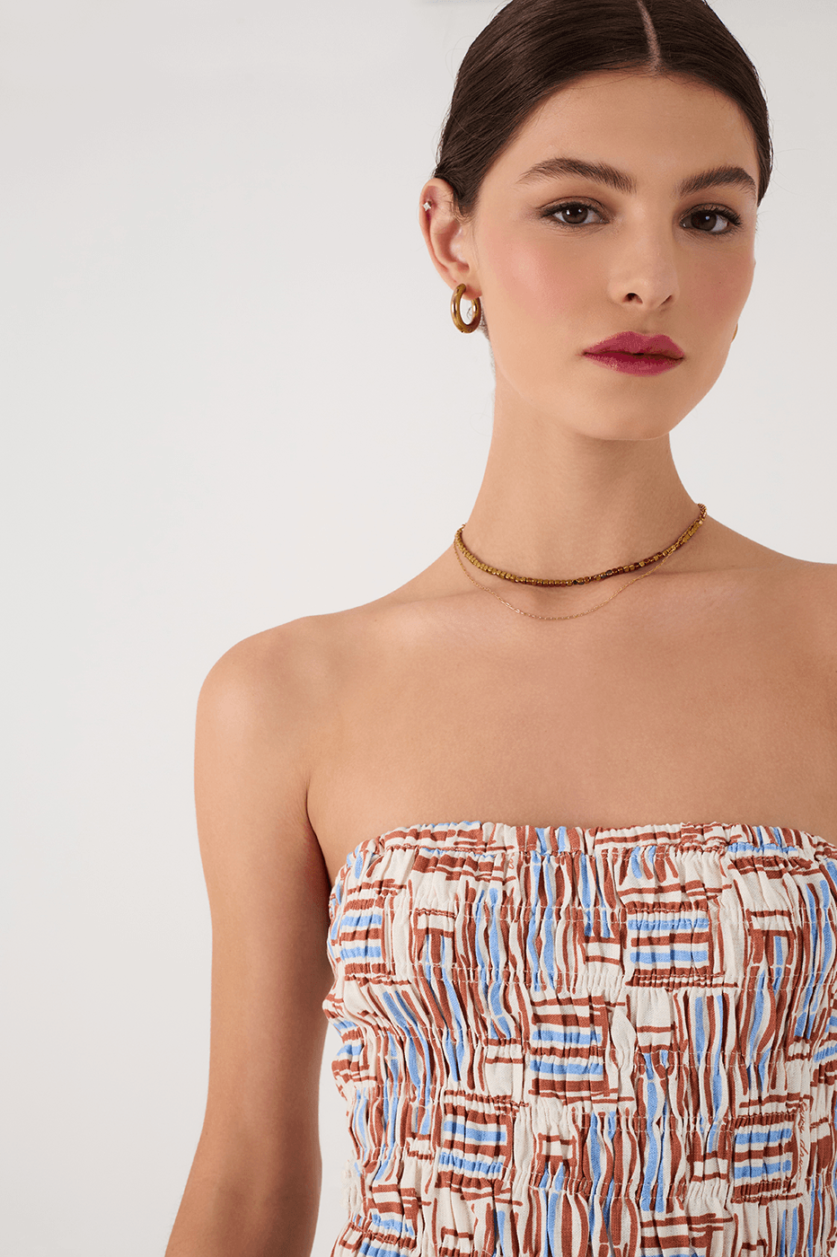 Chairs Print Maxi Dress_4
