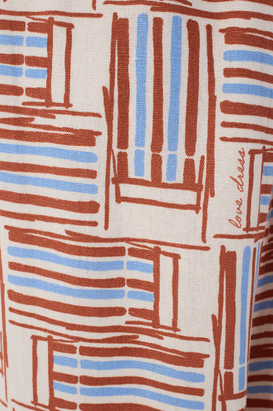Chairs Print Maxi Dress_6