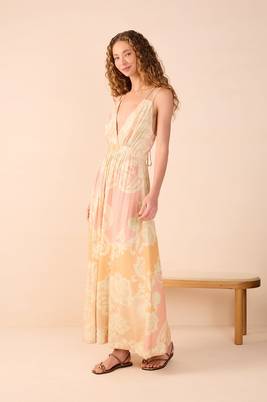 Sea Flower Maxi Dress_1