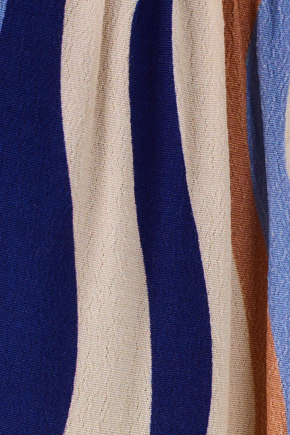 Blue Carioca Print Crepe Dress_8