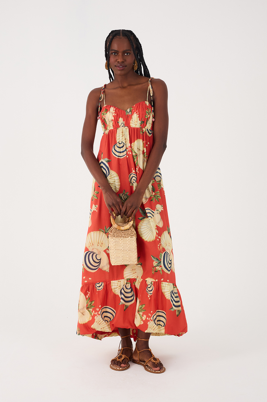 Cropped Sea Shell Print Dress in Sea Shell Print | Dress To Cropped Sea Shell Print Dress in Sea Shell Print | Dress To