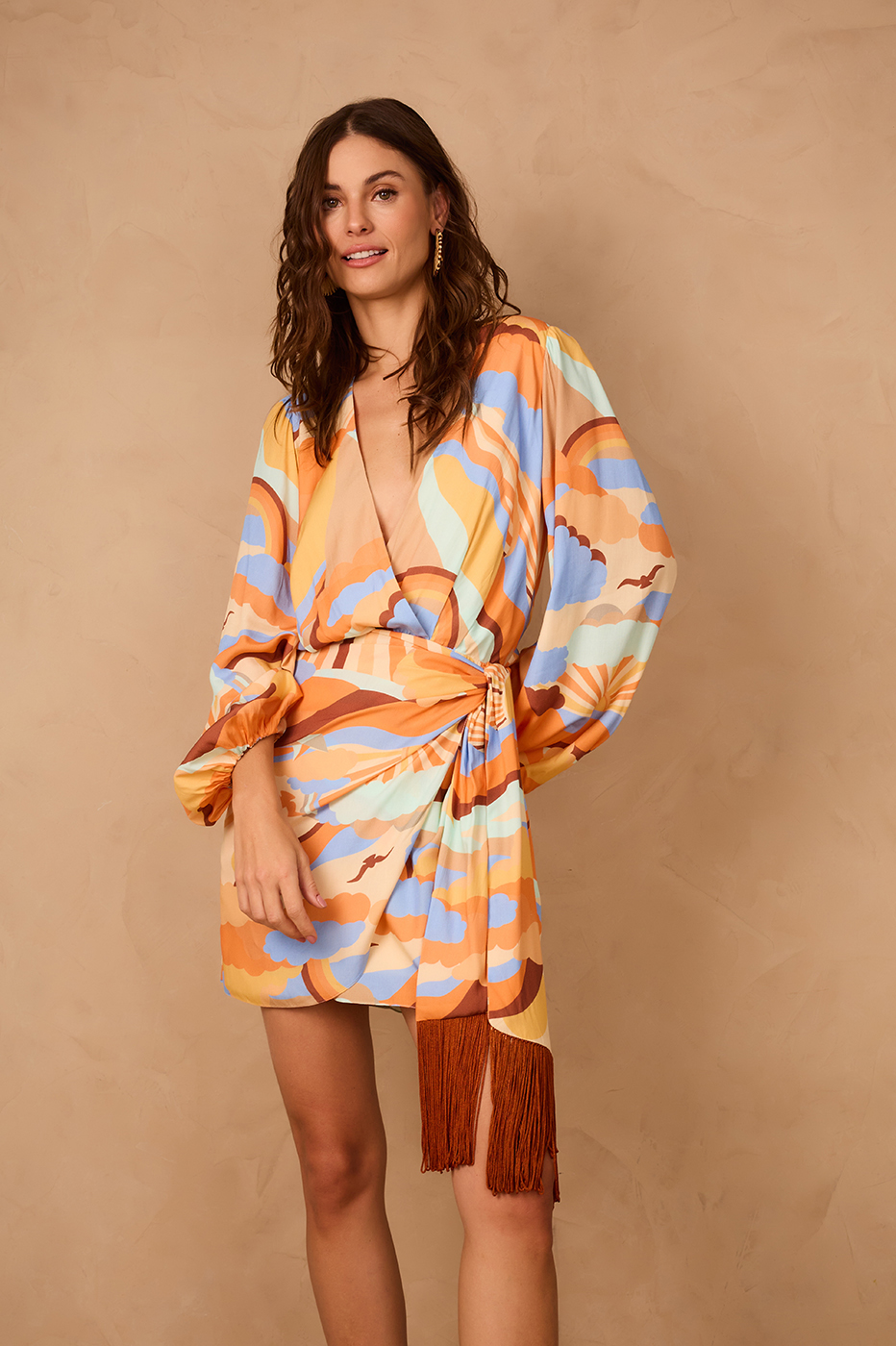Dress In Sunset Print_1