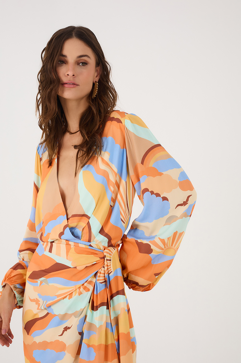 Dress In Sunset Print_3