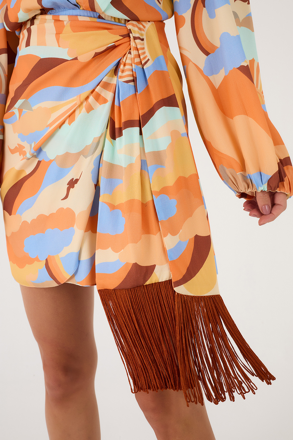 Dress In Sunset Print_5