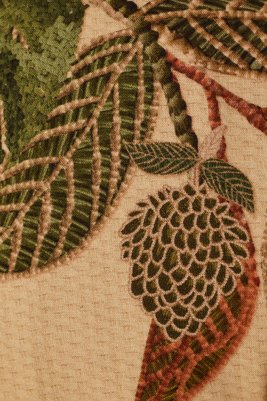Cropped Forest Print Dress
