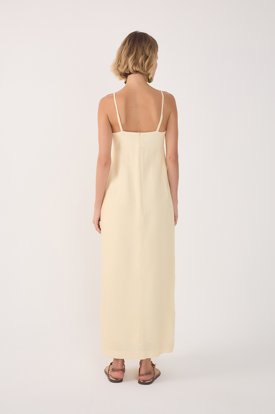 Vestido Midi Linho Estampa Tropicana_5