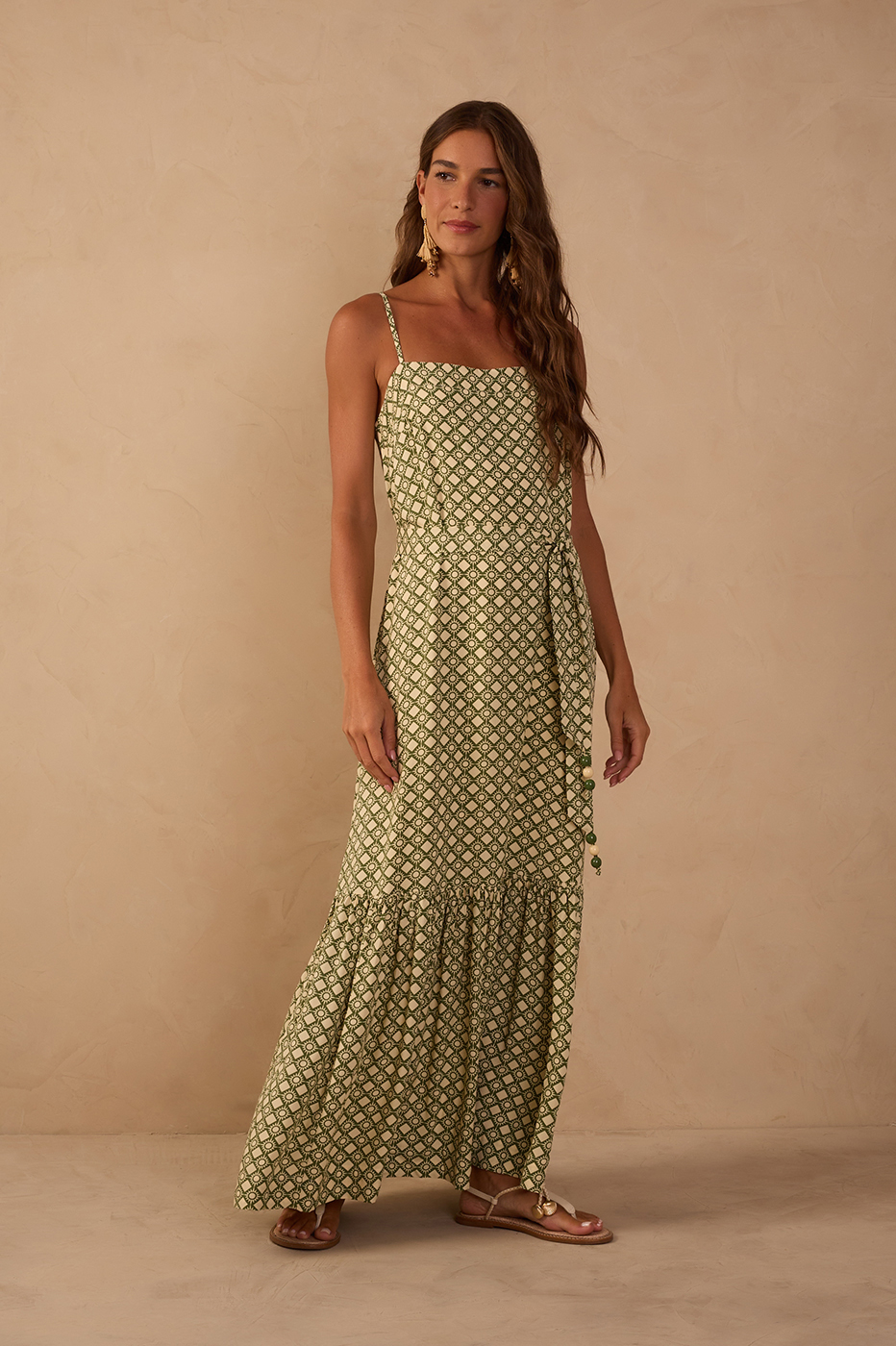 Cropped Amanhecer Print Dress_1