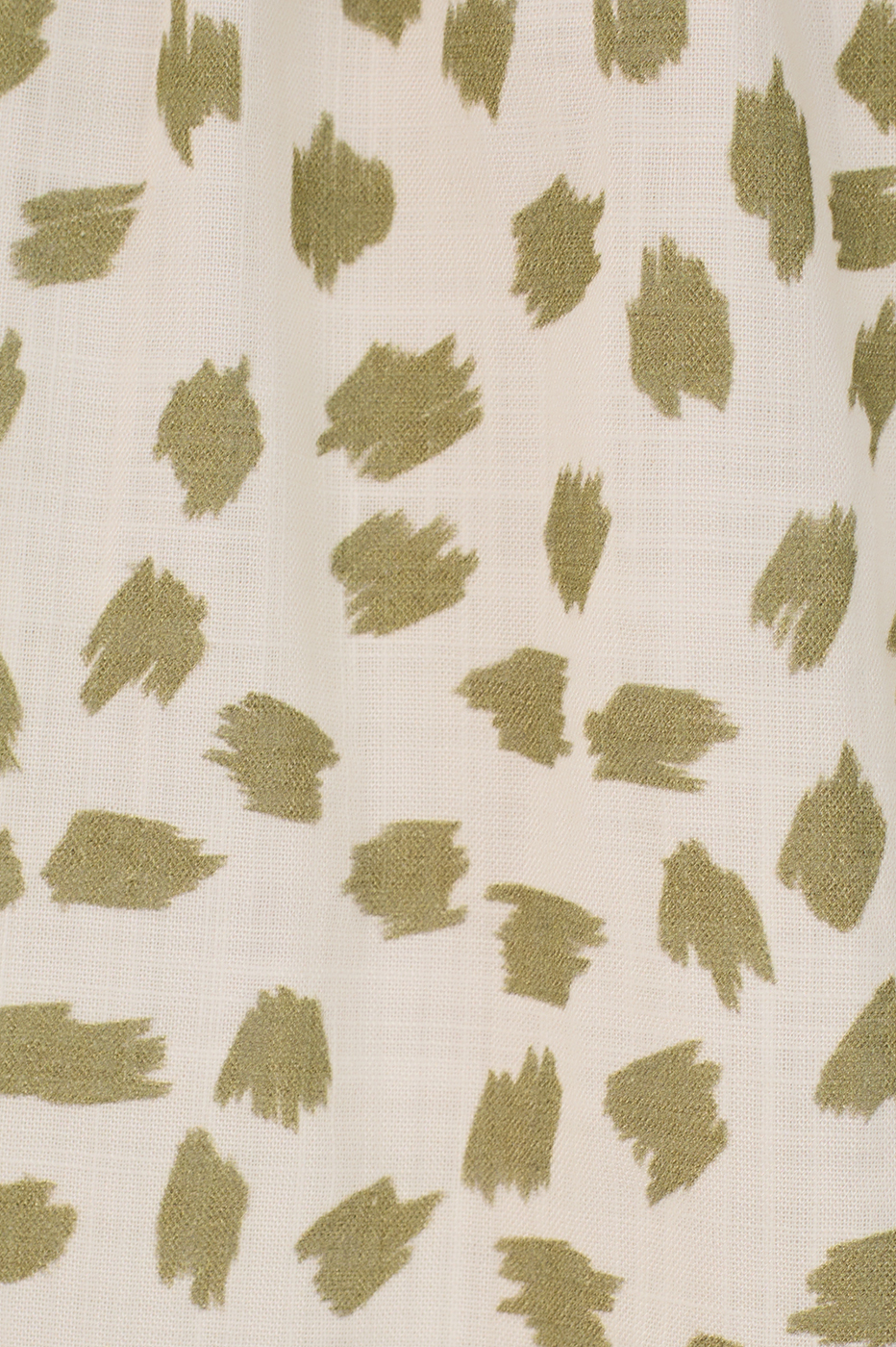 Balloon Poá Folhagem Print Dress_6