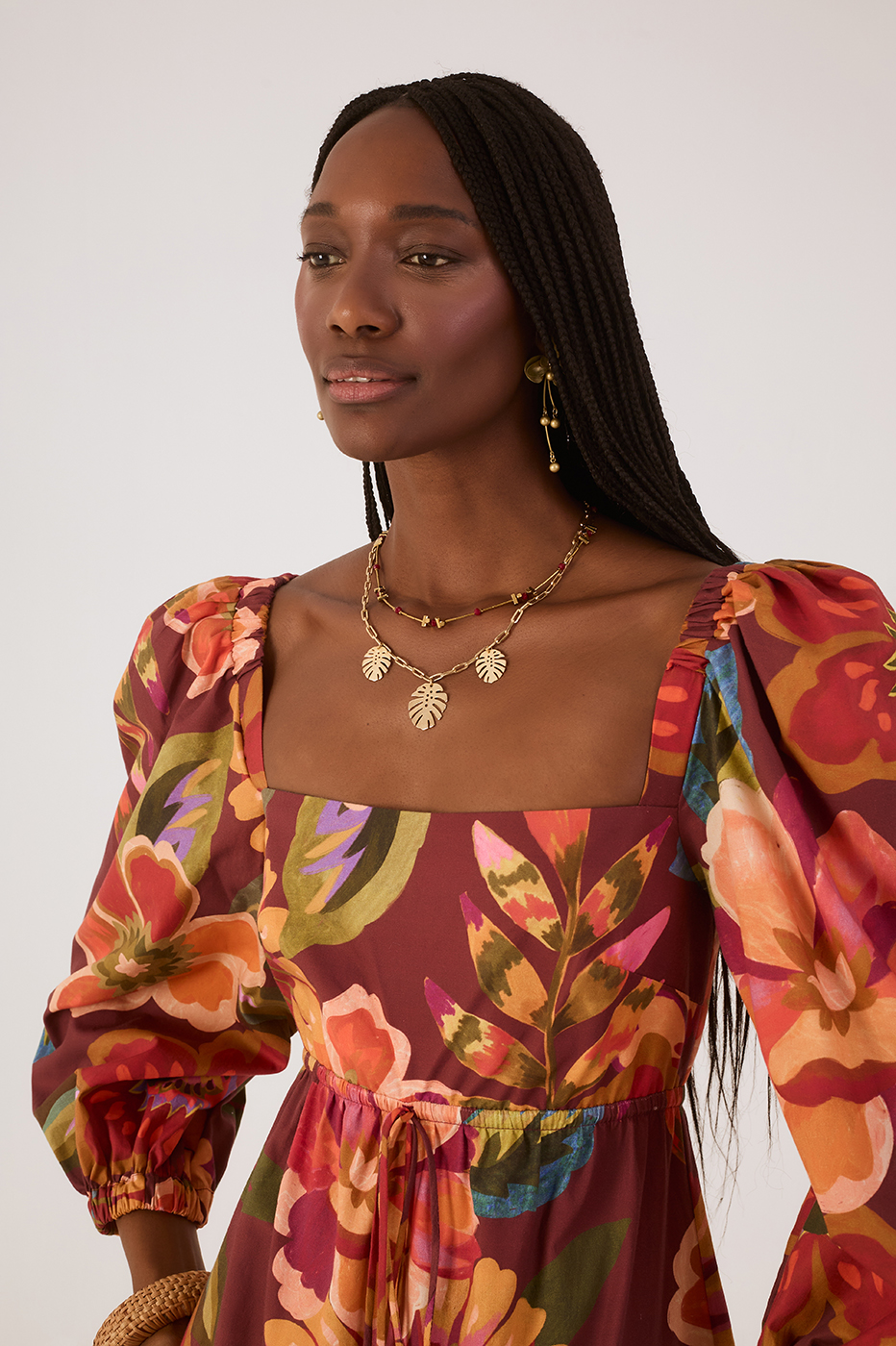 Garden Print Midi Dress_4