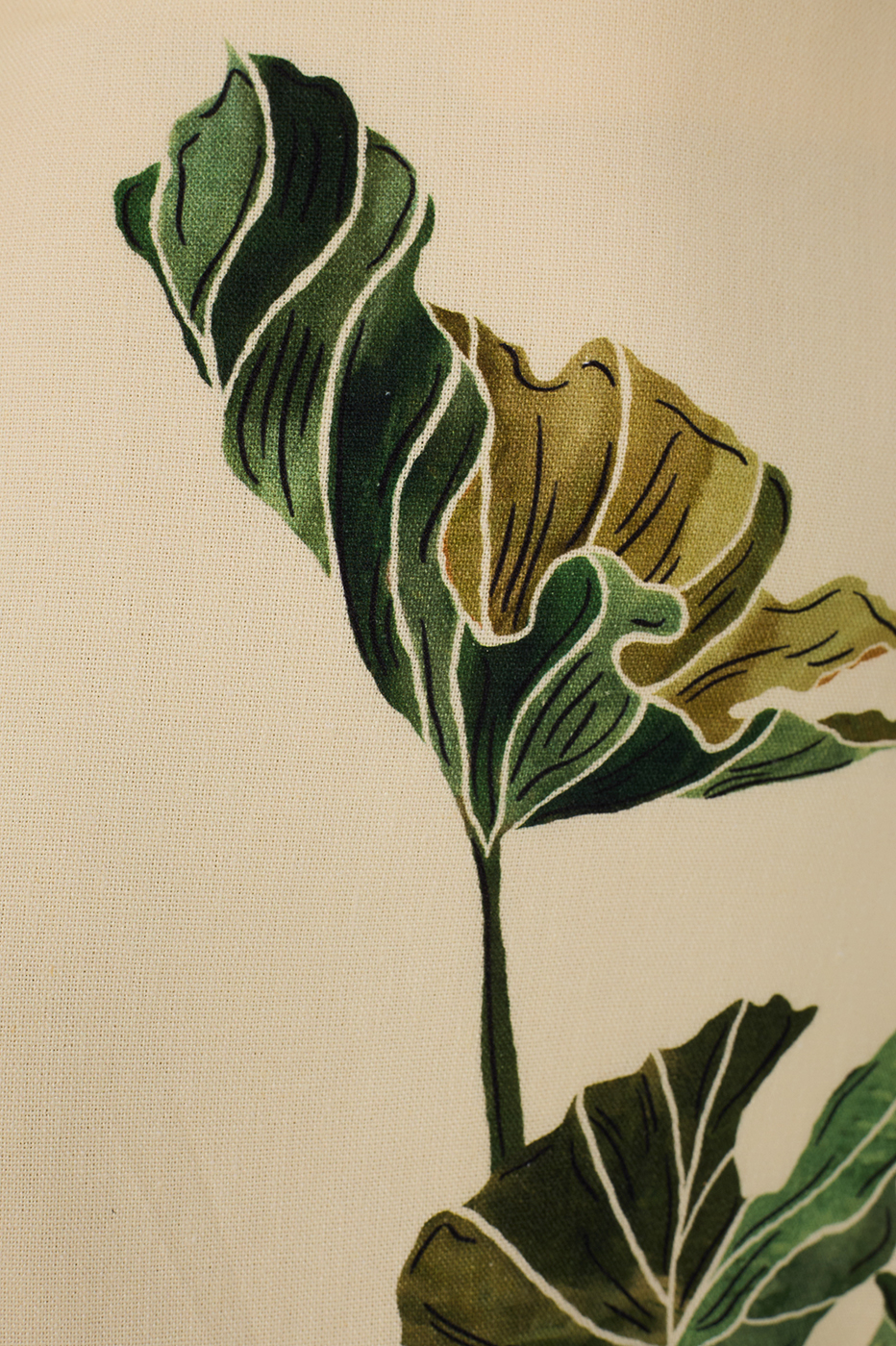 Linen Folhar Print Dress_7