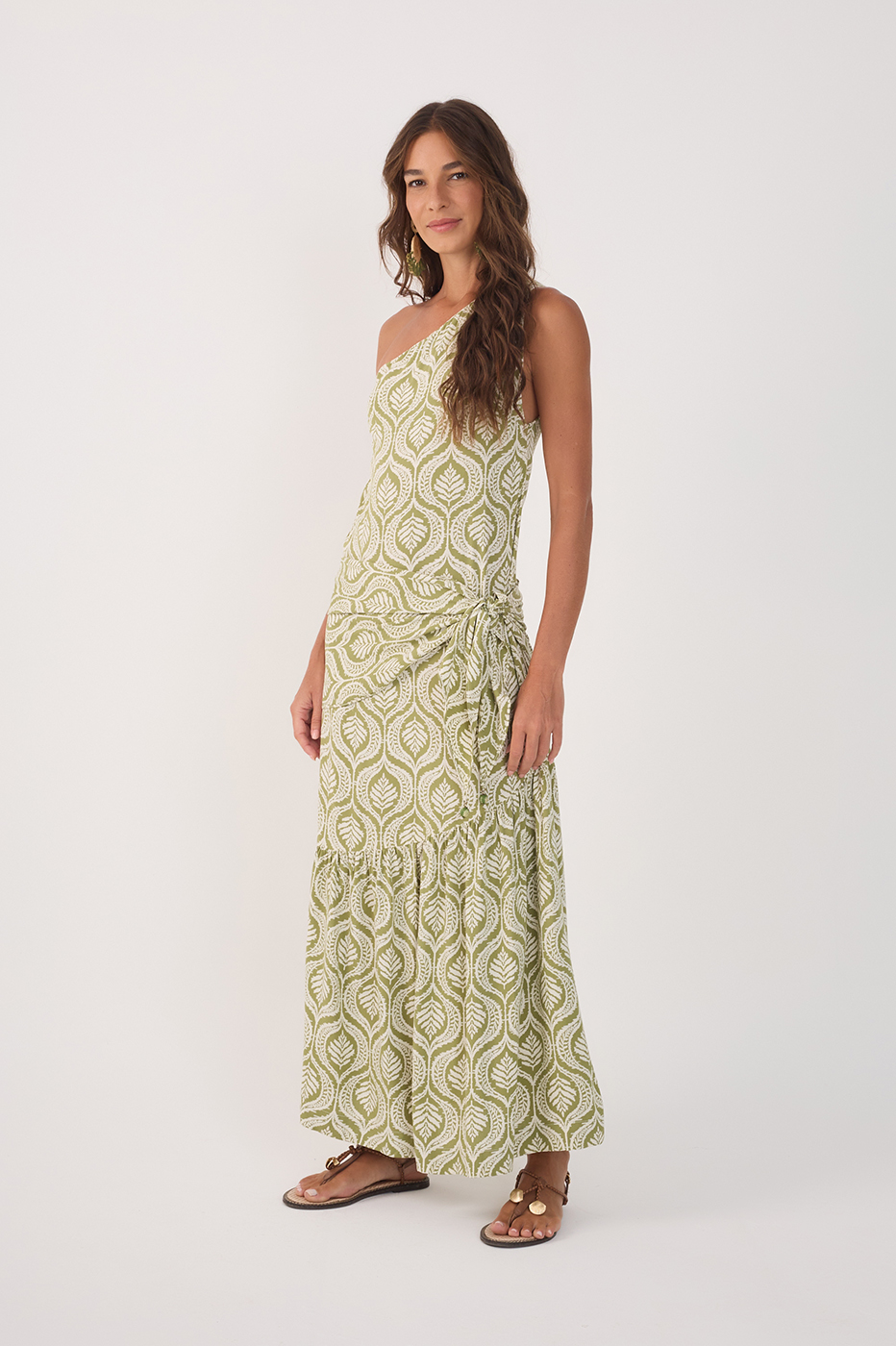 Vestido Cropped Crepe Estampa Jardim_2