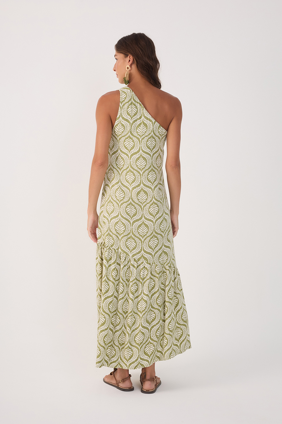 Vestido Cropped Crepe Estampa Jardim_6