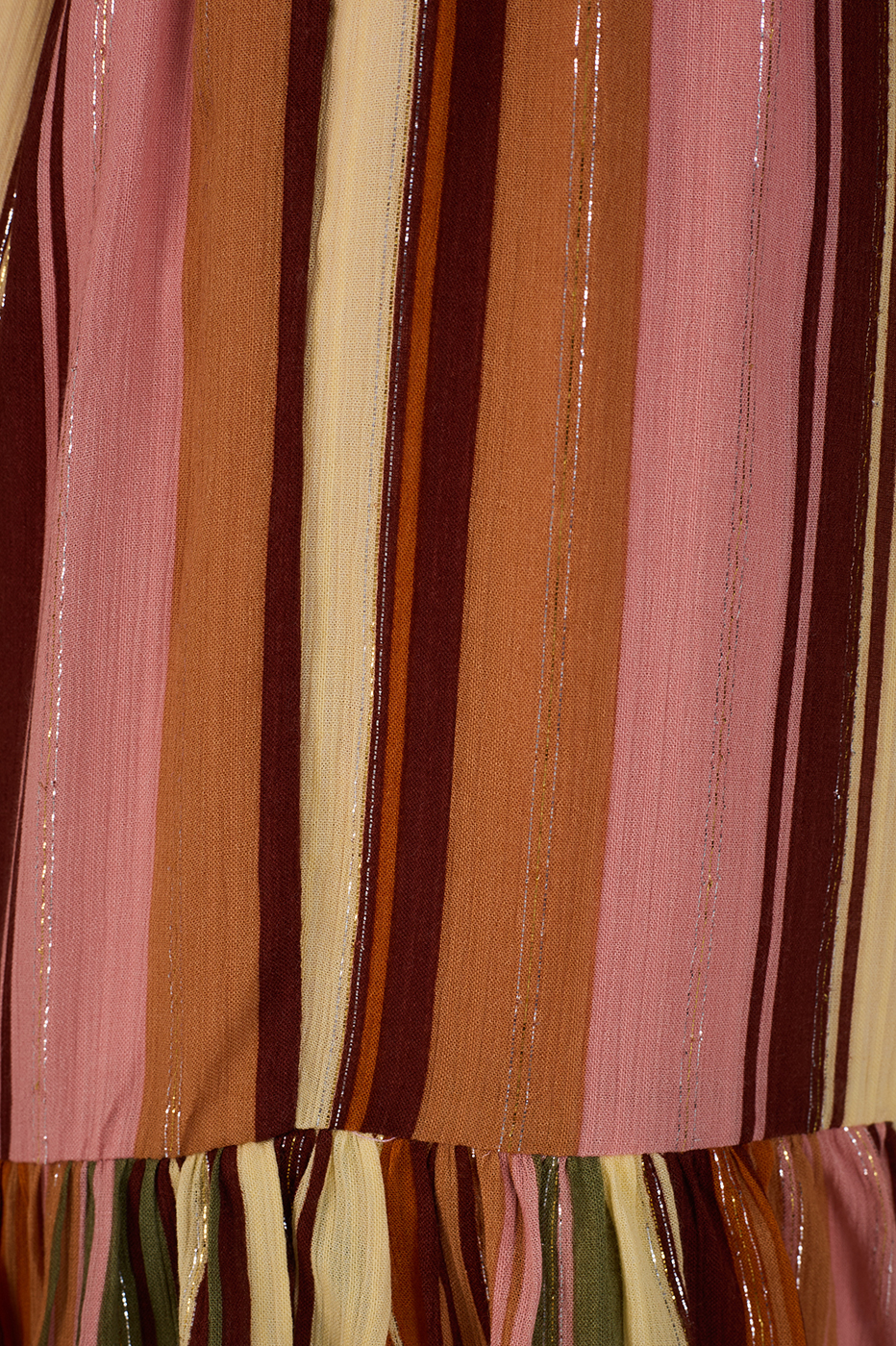 Bosque Print Lurex Dress