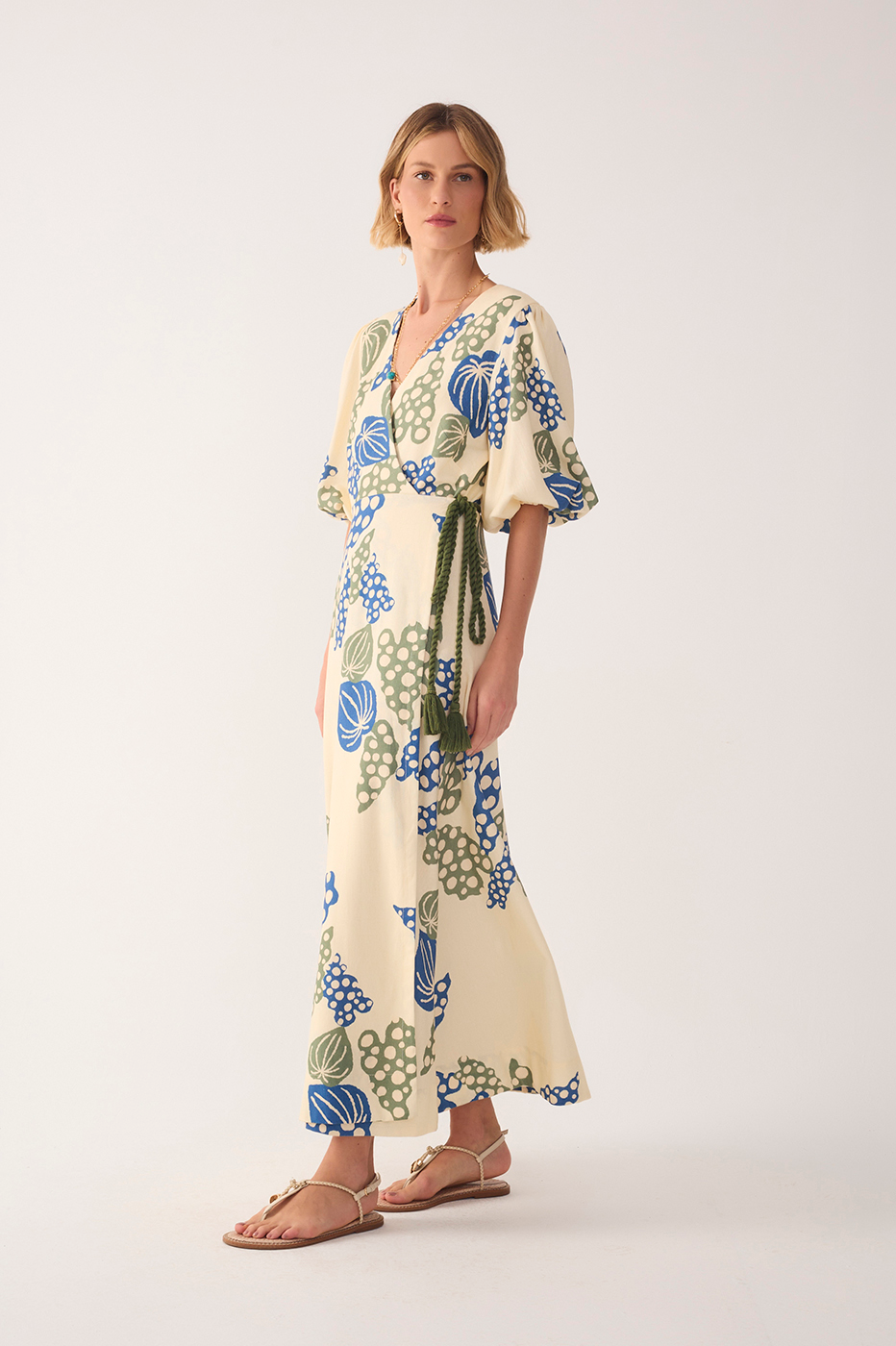 Cropped Begonia Print Dress_3