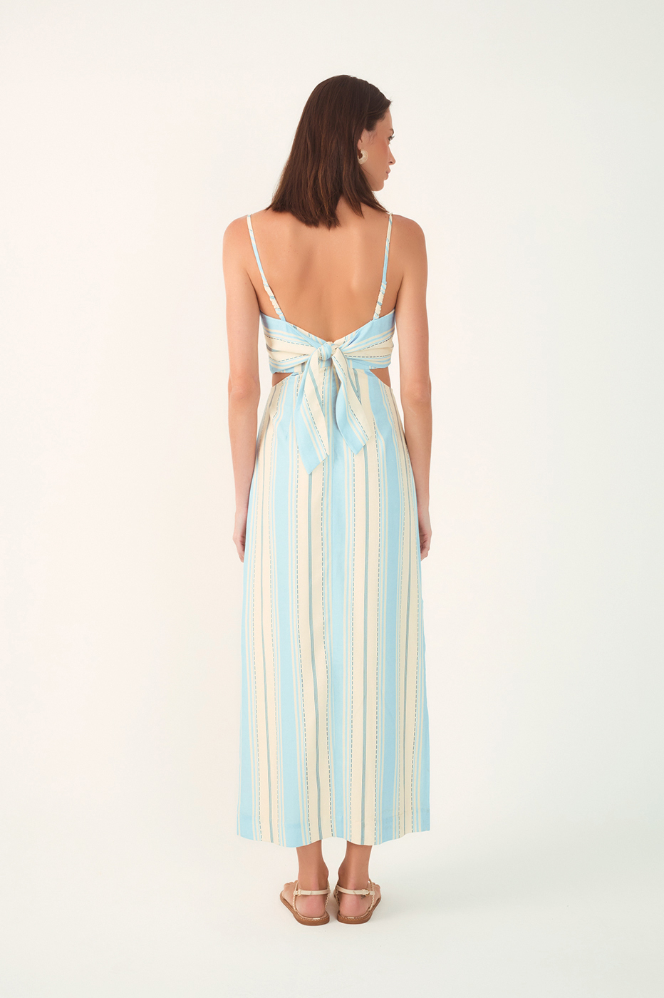 Vestido Cropped Estampa Descanso Azul_6