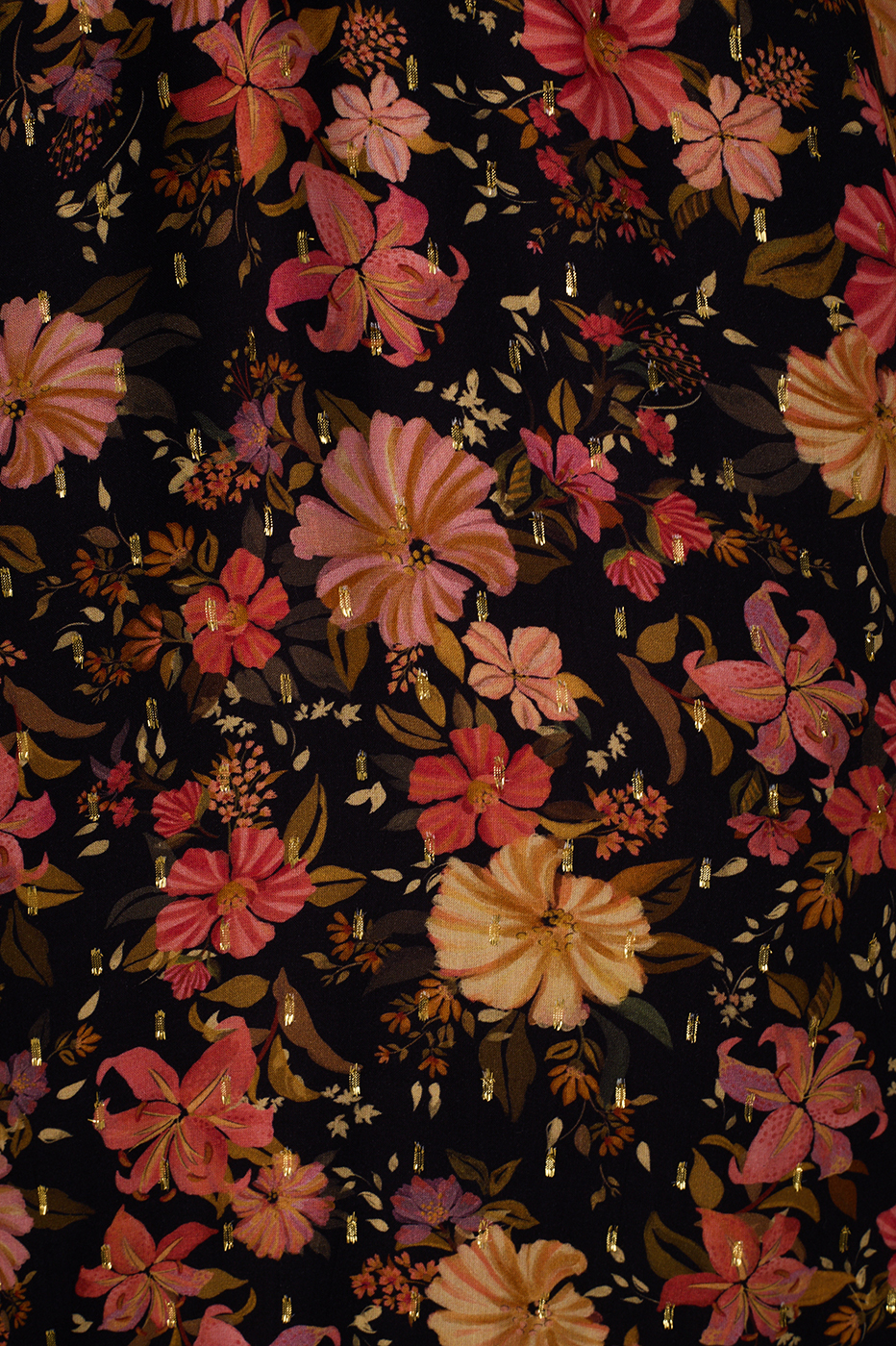 Cropped Lurex Encontro Print Dress_6